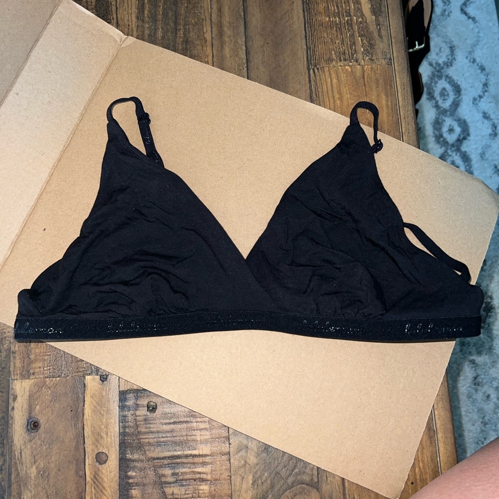 SOLD.  Black lululemon bralette